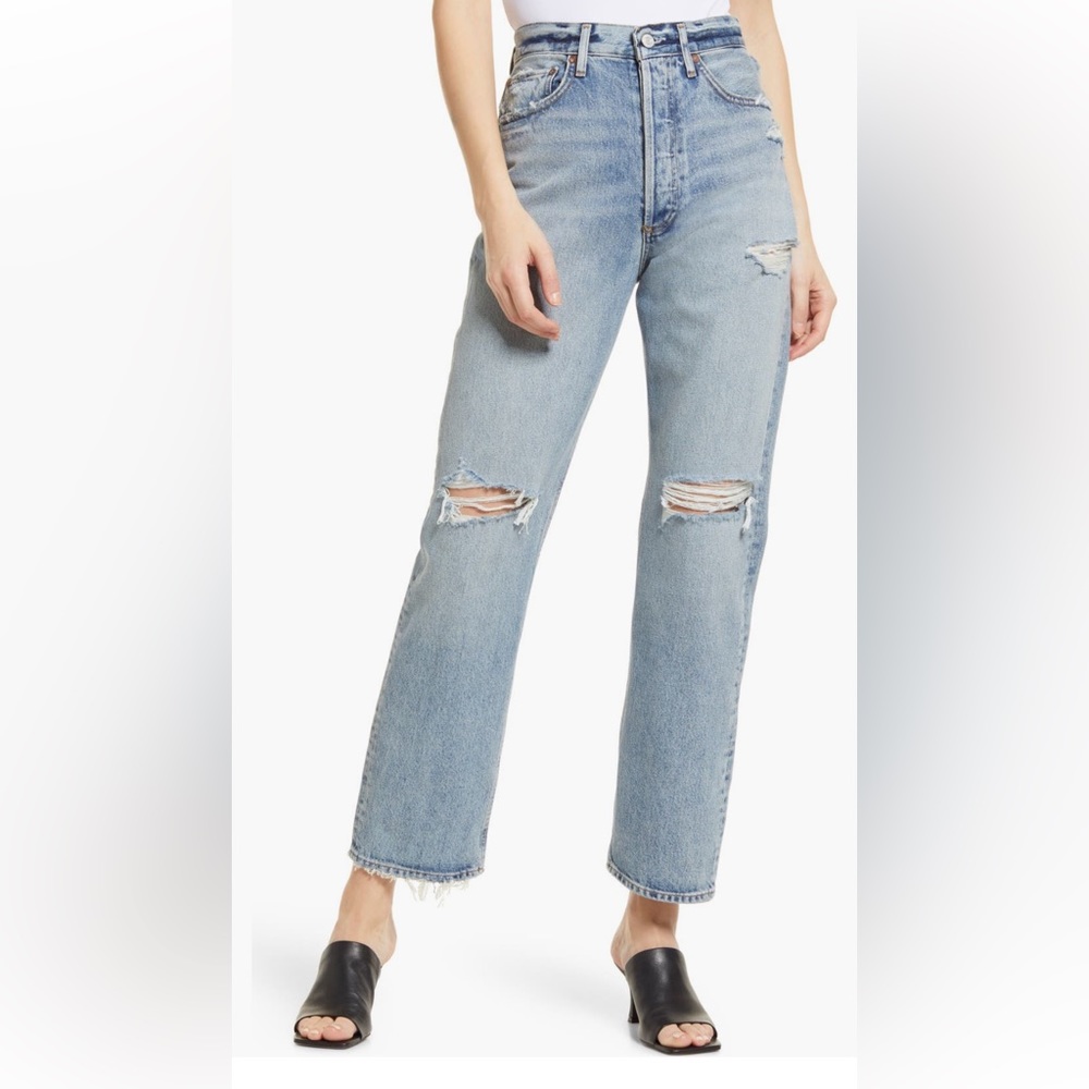 Agolde 90’s Distressed Straight Leg